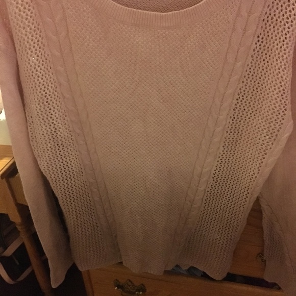 American Eagle Outfitters Pink Multi Sweater - Picture 1 of 3